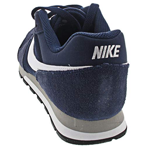 Nike MD Runner 2, Zapatillas para Hombre, Midnight Navy/White/Wolf Grey, 41 EU