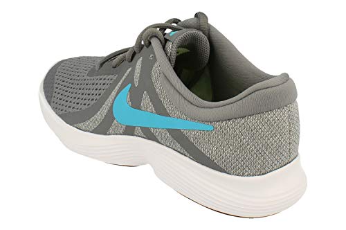 Nike Revolution 4 (GS), Zapatillas de Atletismo para Hombre, Multicolor (Cool Grey/Blue Fury/Pure Platinum/Black 014), 39 EU