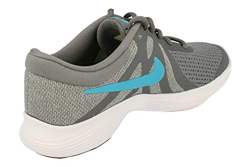 Nike Revolution 4 (GS), Zapatillas de Atletismo para Hombre, Multicolor (Cool Grey/Blue Fury/Pure Platinum/Black 014), 39 EU