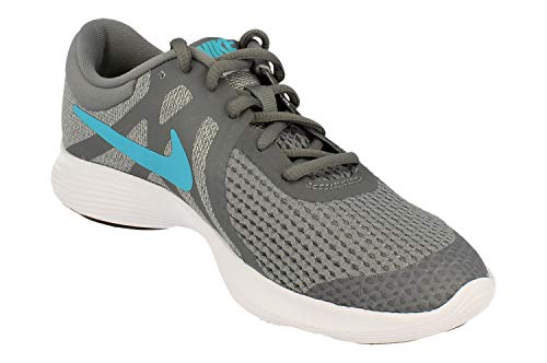 Nike Revolution 4 (GS), Zapatillas de Atletismo para Hombre, Multicolor (Cool Grey/Blue Fury/Pure Platinum/Black 014), 39 EU