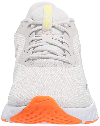 Nike Revolution 5, Zapatilla de Correr para Hombre, Multicolor Platinum Tint White Pink Blast Lemon Venom, 43 EU