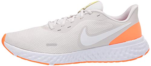 Nike Revolution 5, Zapatilla de Correr para Hombre, Multicolor Platinum Tint White Pink Blast Lemon Venom, 43 EU