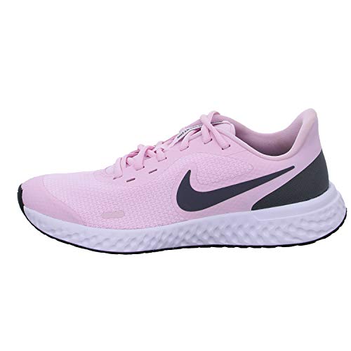 Nike Revolution 5, Zapatillas de Atletismo Unisex Niño, Rosa (Pink Foam/Dark Grey 601), 22 EU