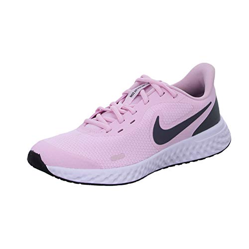 Nike Revolution 5, Zapatillas de Atletismo Unisex Niño, Rosa (Pink Foam/Dark Grey 601), 22 EU