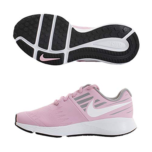 Nike Star Runner (GS), Zapatillas de Atletismo para Mujer, Multicolor (Pink Rise/White/Atmosphere Grey/White 602), 39 EU