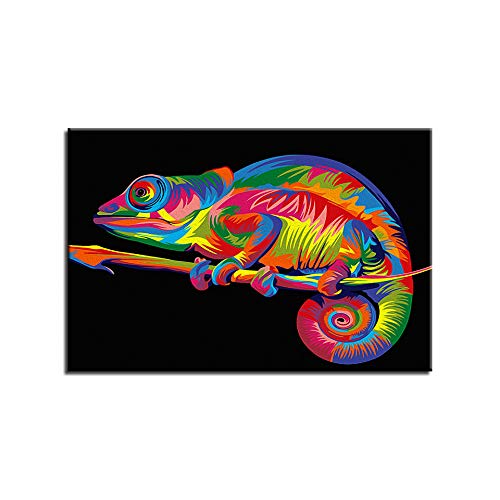 NIMCG Impresiones en Lienzo HD Cartel Decoración para el hogar Arte de la Pared Árbol Luna Pinturas nocturnas para la Sala Imágenes abstractas (sin Marco) 40x50 cm