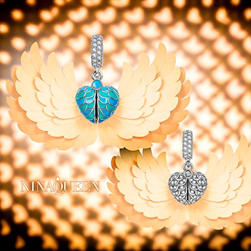 NINAQUEEN Charm Pandora Charms Amor de Corazon Regalos Originales Mujer Niña Regalos para Ella Plata 925 para Madre Novia Esposa
