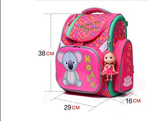 Niños de Dibujos Animados Perros Lindos Oso Niñas Bolsas Escolares Impermeables Ortopédicas Mochilas Escolares Niños Army Green
