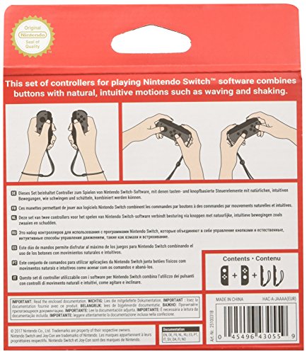 Nintendo - Mando Joycon Set, Color Gris (Nintendo Switch)