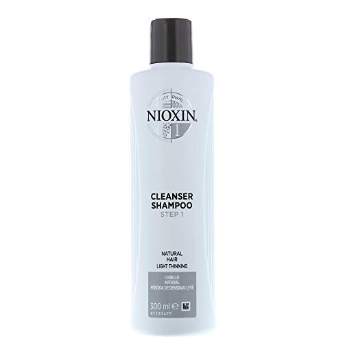 Nioxin Sistema 1 - Champú Cabello Natural con ligero adelgazamiento, 300 ml