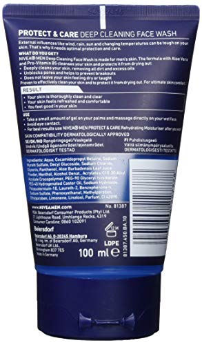 Nivea For Men Deep Cleansing Face Wash (100ml)
