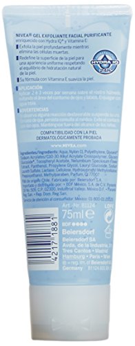 NIVEA Gel Exfoliante Facial Purificante para Cara y Rostro - 75 ml