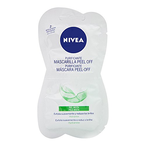 NIVEA - Mascarilla purificante Peel Off - Piel mixta - 2 aplicaciones (2 x 5 ml)