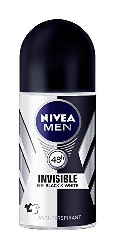 Nivea Men Deodorante, Invisible For Black & White Deo Roll-On - 160 g