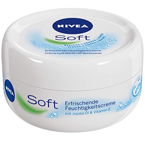 Nivea Soft - Crema hidratante, 200 ml x 4 (Pack de 4) - Version importada (Alemania)