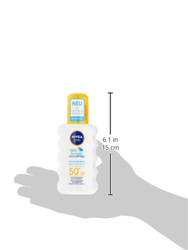 Nivea Sun Kids Protección & Sensitiv Spray solar SPF 50 & gratis viaje Tamaño (x 200 milliliters)