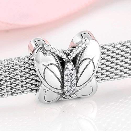 N/L Fit Charms 925 Original Bracelet Sterling Silver 925 Butterfly Animals Charm Clips Beads Women Accessories Jewelry