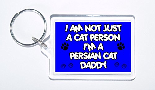 No soy un gato persona soy un gato persa Daddy – gato llavero, ideal para regalo/presente