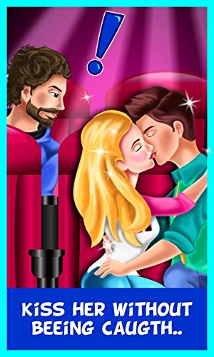 Noche de cine romance beso