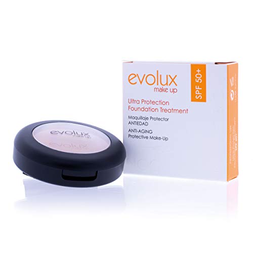 Noche y Día Evolux By Night and Day Ultra Protection Foundation Treatment SPF 50+ Maquillaje Protector Anti Edad, 12 G, Pack de 1