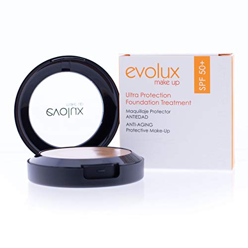 Noche y Día Evolux By Night and Day Ultra Protection Foundation Treatment SPF 50+ Maquillaje Protector Anti Edad, 12 G, Pack de 1