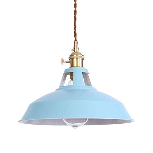 Nordic Country Retro Araña de hierro forjado Postmoderno Tienda de ropa Decoración Bar Hotel Sala de estar Salón Color Araña XYJGWDD (Color : Blue)