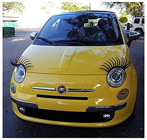 Not Branded Pestañas decorativas para faros de coche (compatibilidad con todos los modelos)