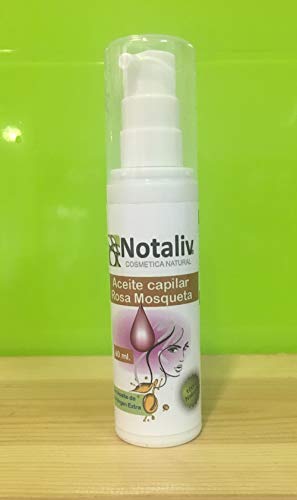 Notaliv Cosmética Natural Aceite capilar rosa mosqueta/ricino - 60 ml