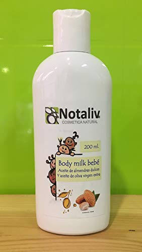 Notaliv Cosmética Natural Body milk almendras dulces bebe - 200 ml