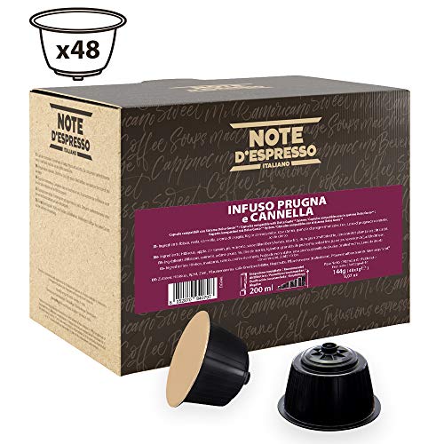 Note D'Espresso Cápsulas de Ciruela y Canela - 48 x 3 g, Total: 144 g