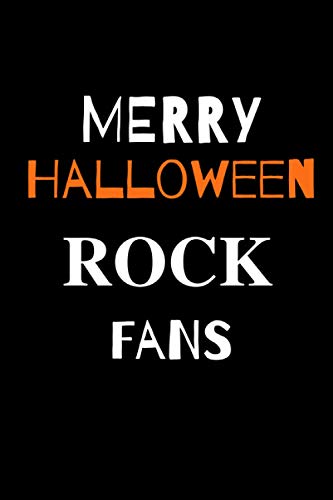 Notes: Fun Pumpkin rock fans Notebook with Halloween 2020 Themed Black and Orange Cover|6x9|gift idea for Halloween rock fans man and woman and for all young people