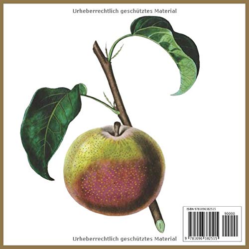 Notizbuch Bergamotte Birne: Blanko notebook, 150 Seiten, Soft cover, (21,5 cm x 21,5 cm)