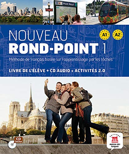 Nouveau Rond-Point 1 - Livre élève + CD: Noveau Rond Point 1 Livre de l'élève + CD (Fle- Texto Frances)