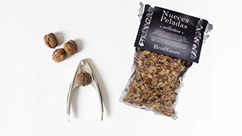 Nueces Peladas Naturales Crudas y Mondadas 500gr - Frutos Secos Saludables Alto contenido Omega 3 - Envase al vacío más Sabrosas más Sabor - Excelente Calidad y Tamaño - Procedencia California.