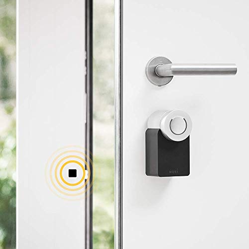 Nuki Smart Lock 2.0 | Cerradura inteligente de puerta vía Bluetooth | sensor de puerta | iPhone y Android | Domótica