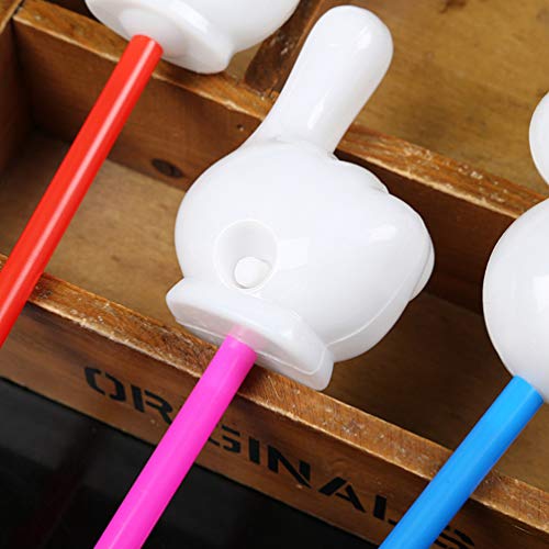 NUOBESTY punteros de Mano pizarras Blancas presentación Accesorios para el Aula ayudas para el Maestro Juego de 4 Mayores de 3 años