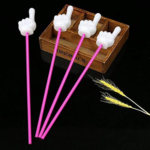 NUOBESTY punteros de Mano pizarras Blancas presentación Accesorios para el Aula ayudas para el Maestro Juego de 4 Mayores de 3 años