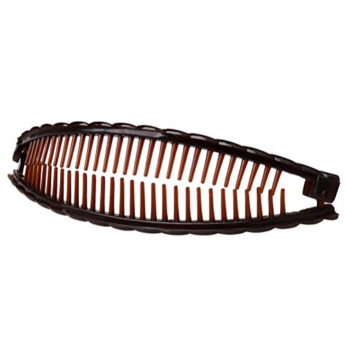 Nuoshen - 5 clips de pelo largo para mujer, 3 colores