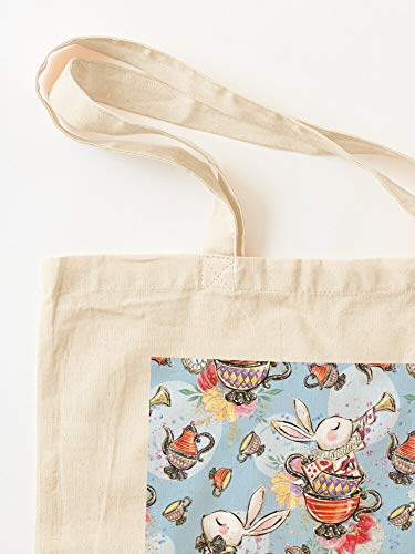 Nurse Alice Wonderland In Tote Cotton Very Bag | Bolsas de supermercado de lona Bolsas de mano con asas Bolsas de algodón duraderas