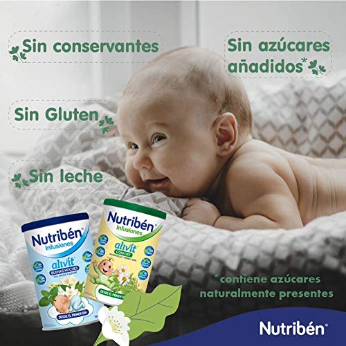 Nutribén Infusiones Alivit Confort Manzanilla y Hierba Luisa, 150 ml