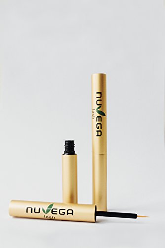 NuVega Lash Eyelash - suero de pestañas, 100% Vegano - 1 ml
