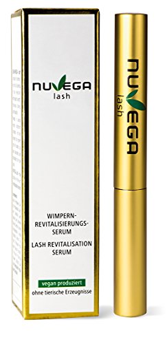NuVega Lash Eyelash - suero de pestañas, 100% Vegano - 1 ml