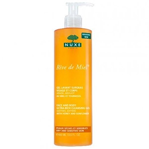 Nuxe 400ml Reve de Miel Face and Body Ultra-Rich Cleansing Gel (Dry/Sensitive)