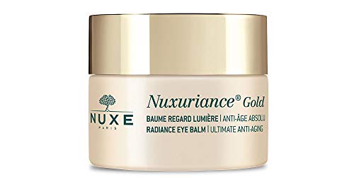 Nuxe - Bálsamo Nuxuriance Gold antienvejecimiento para contorno de ojos, piel seca y madura, 15 ml