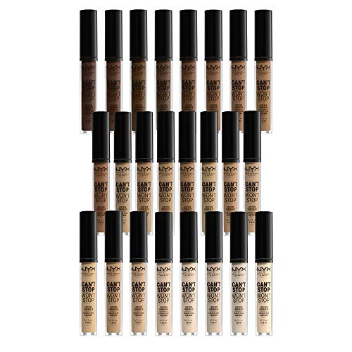 Nyx Professional Makeup Corrector No Comedogénico, Waterproof Y De Larga Duración Can'T Stop Won'T Stop 24H Tono 8 True Beige Para Pieles Medio Claras