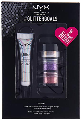 NYX Professional Makeup Glitter Kit 3 Face & Body Glitters and Primer-03