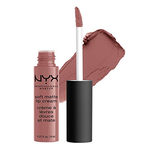 NYX Professional Makeup Pintalabios Soft Matte Lip Cream, Acabado cremoso mate, Color ultrapigmentado, Larga duración, Fórmula vegana, Tono: Los Angeles