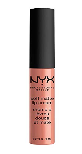 NYX Professional Makeup Pintalabios Soft Matte Lip Cream, Acabado cremoso mate, Color ultrapigmentado, Larga duración, Fórmula vegana, Tono: Stockholm