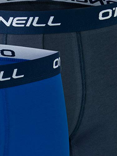 O ́Neill Plain - Calzoncillos tipo bóxer para hombre, 3 unidades azul marino/azul (4847) L