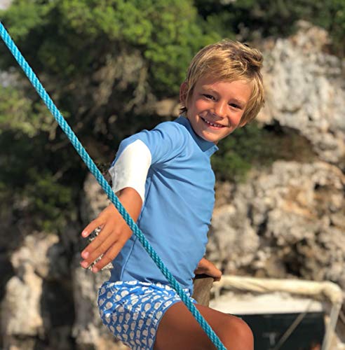 OCOI Camiseta protección Solar UPF50+ niños y niñas. Licra de baño Anti UVA. Rashguard UV (De 1 a 6 años)